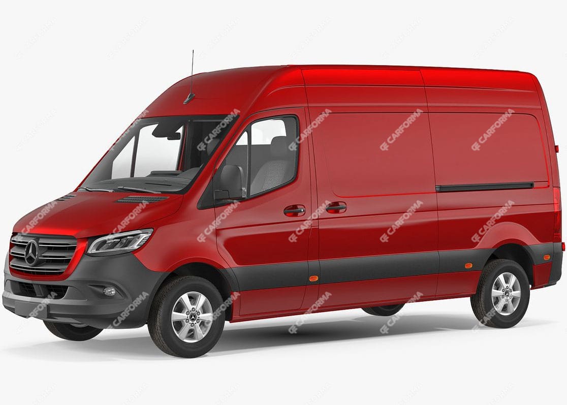 Ворсовые коврики на Mercedes Sprinter (W907/W910) 2018 - 2025 в Самаре