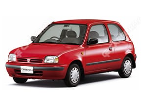 Ворсовые коврики на Nissan March (K11) 1992 - 2002