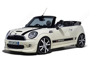 Ворсовые коврики на Mini Cooper Cabrio (R57) 2008 - 2015