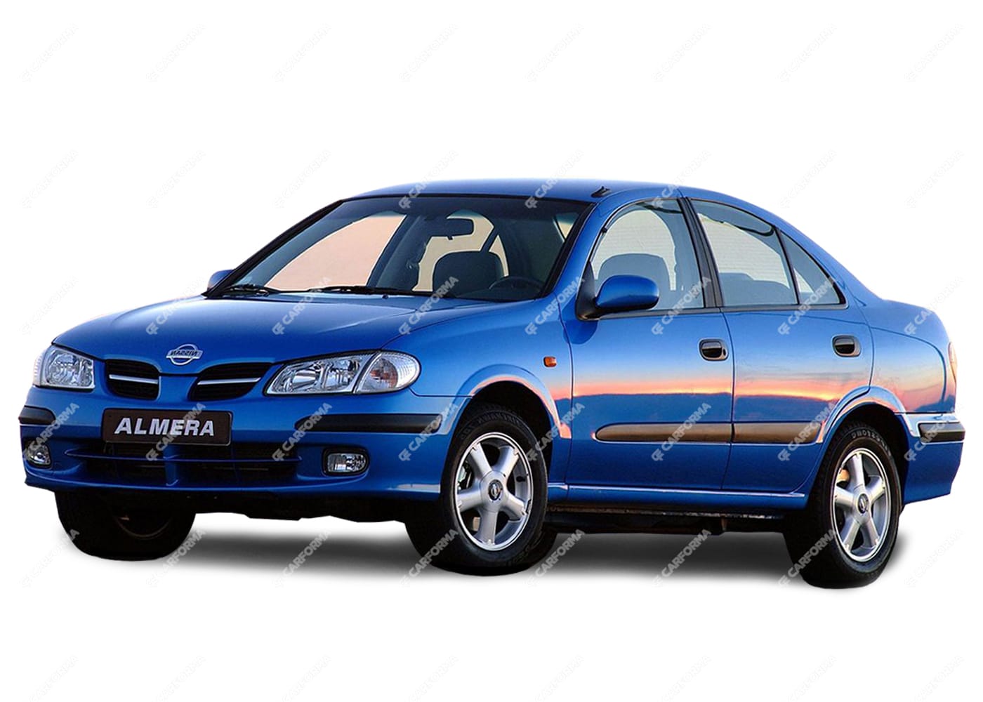 Ворсовые коврики на Nissan Almera II (N16) 2000 - 2006