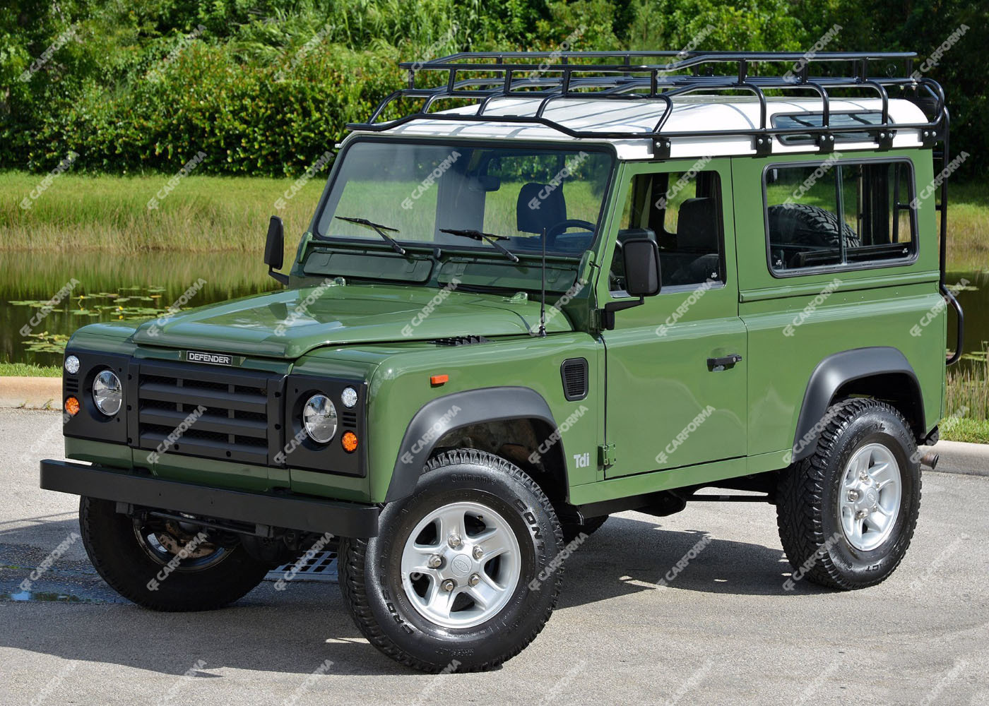 Ворсовые коврики на Land Rover Defender 90 1983 - 2016