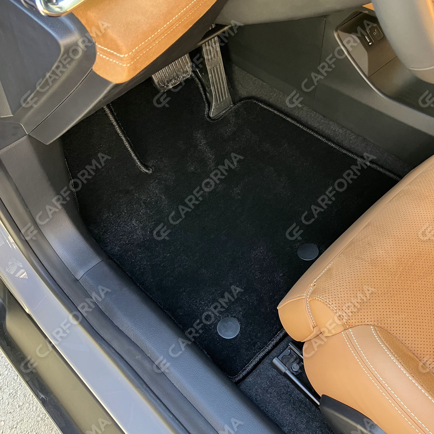 Ворсовые коврики на Mazda EZ-6 2024&nbsp;-&nbsp;2026 в Самаре