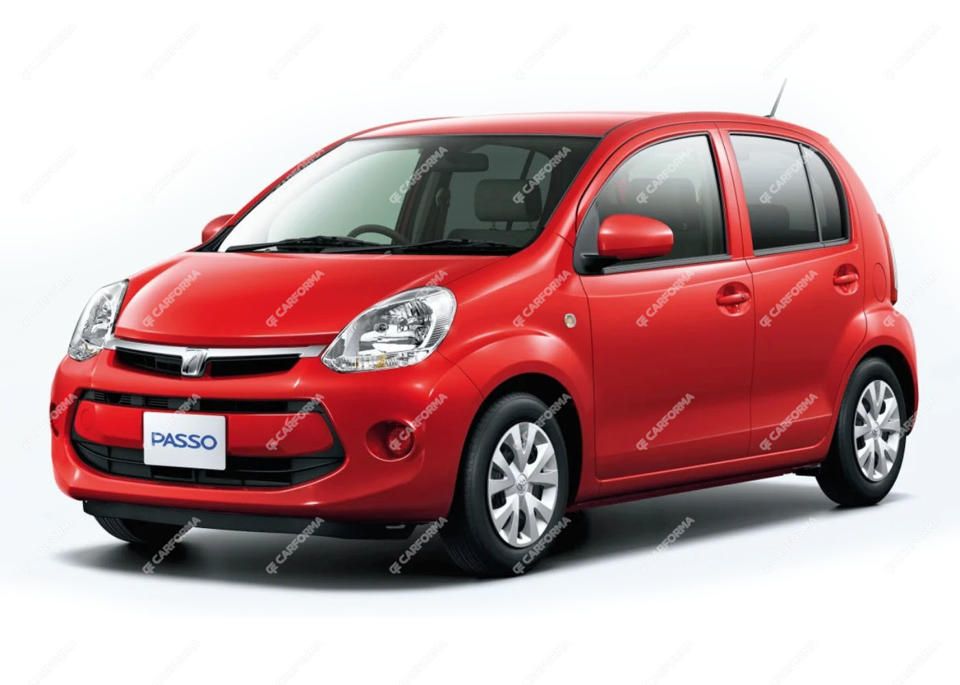 Ворсовые коврики на Toyota Passo II 2010 - 2016