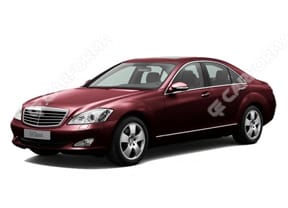 Ворсовые коврики на Mercedes S (W221) 2005 - 2013