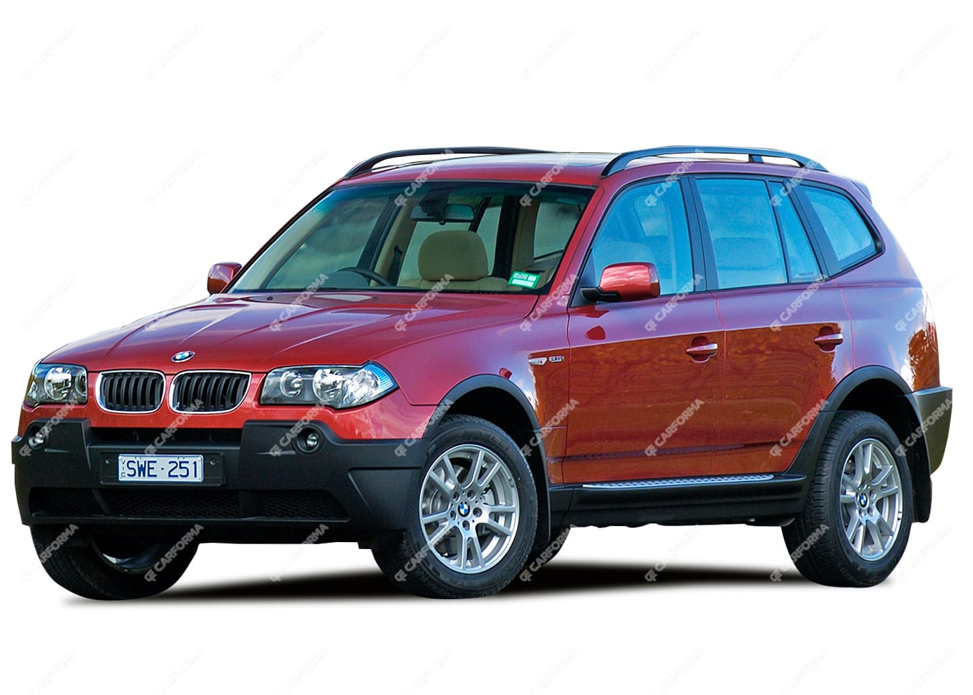 Ворсовые коврики на BMW X3 (E83) 2003 - 2011