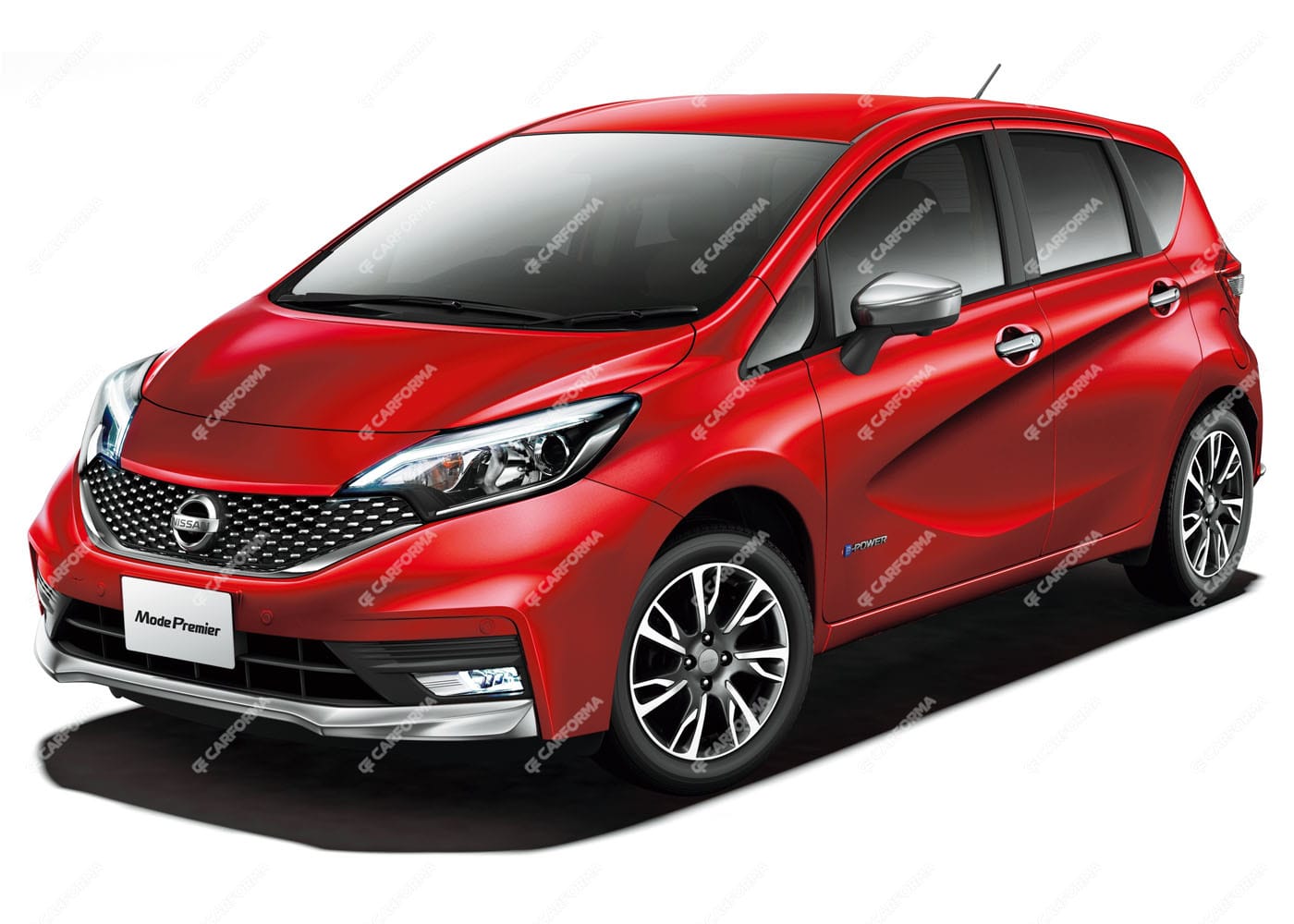 Ворсовые коврики на Nissan Note E-Power (E12) 2016 - 2020