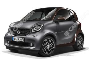 Ворсовые коврики на Smart Fortwo (C453) 2014 - 2025