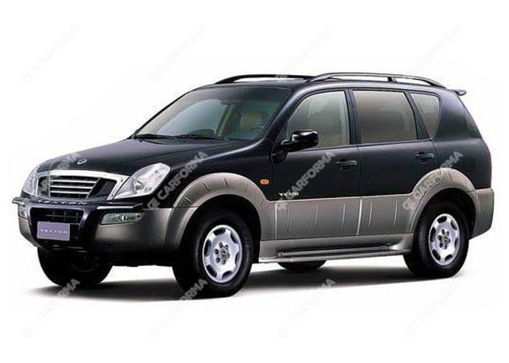 Ворсовые коврики на SsangYong Rexton I и II 2001 - 2012