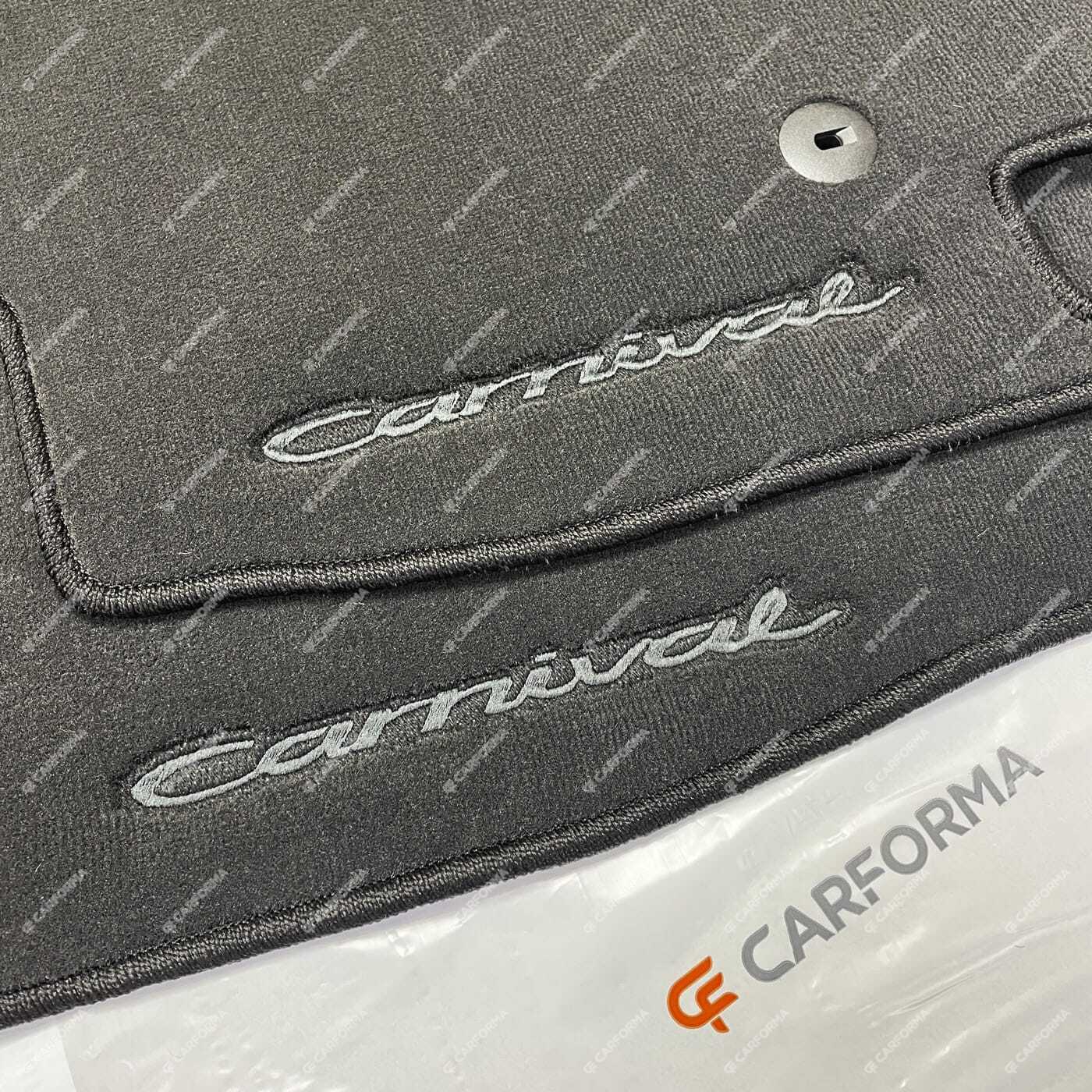 EVA коврики на KIA Carnival III 7 мест 2014 - 2021 в Самаре EVA коврики на KIA Carnival III 7 мест 2014 - 2021 в Самаре