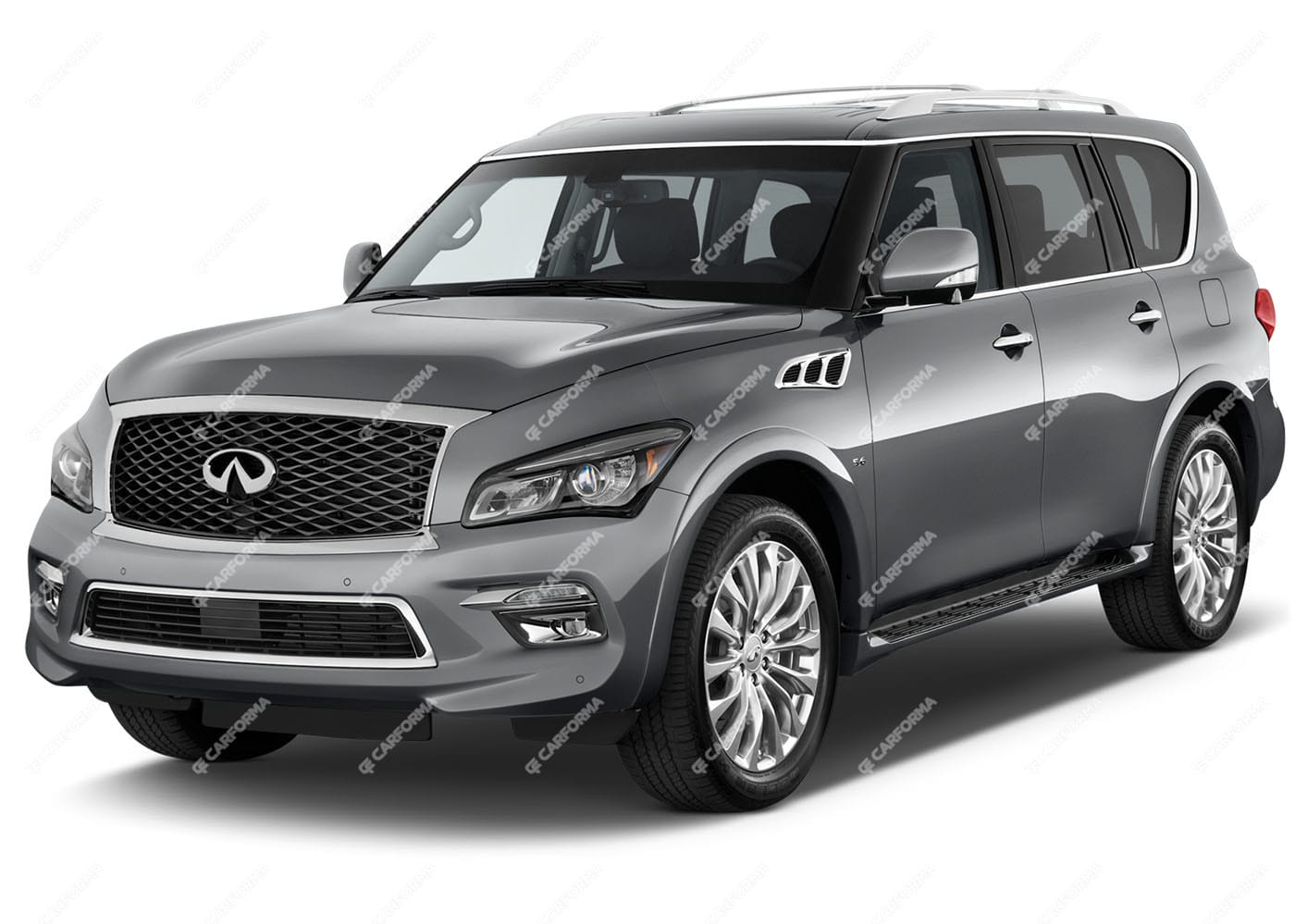 Ворсовые коврики на Infiniti QX80 2013 - 2025