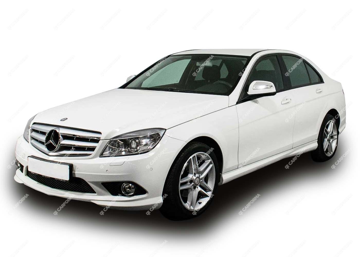 Ворсовые коврики на Mercedes C (W204) 2007 - 2015