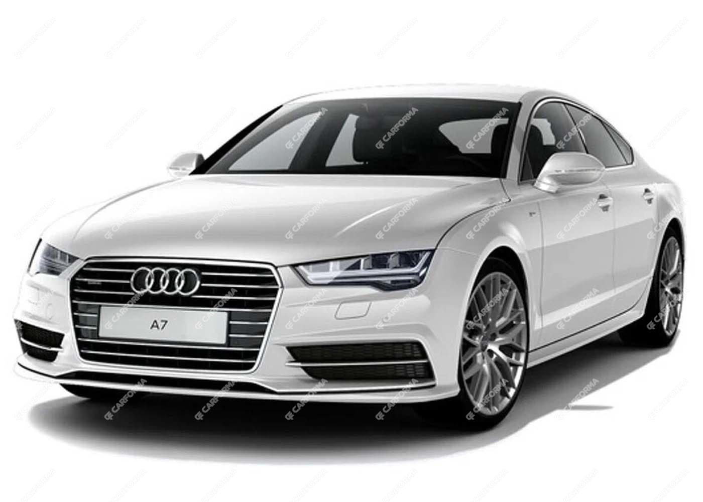 Ворсовые коврики на Audi A7 (4G) 2010 - 2018