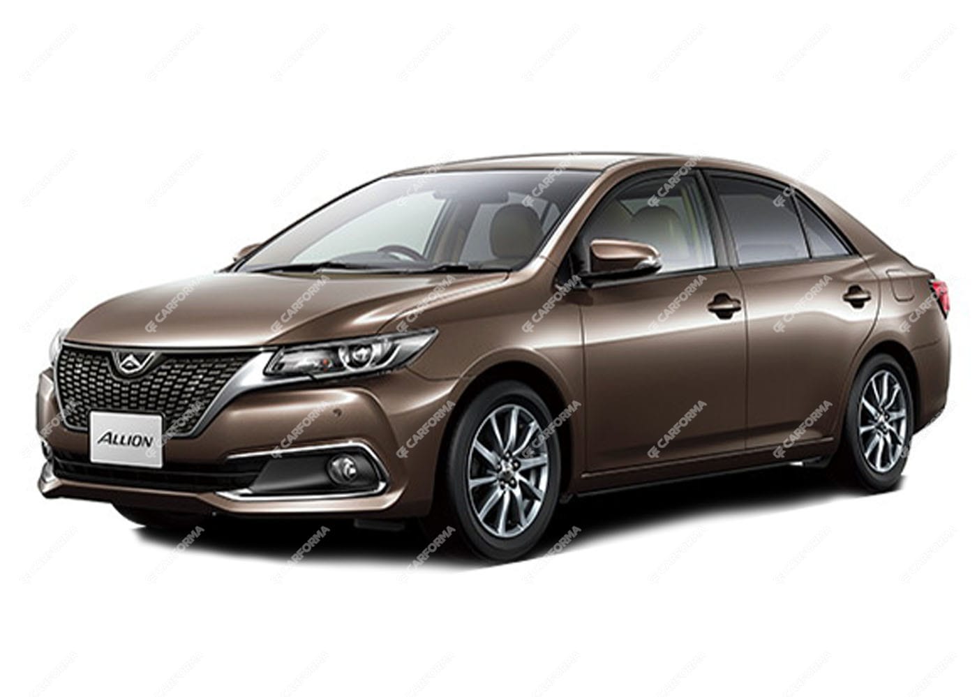 Ворсовые коврики на Toyota Allion II 2007 - 2021 в Самаре