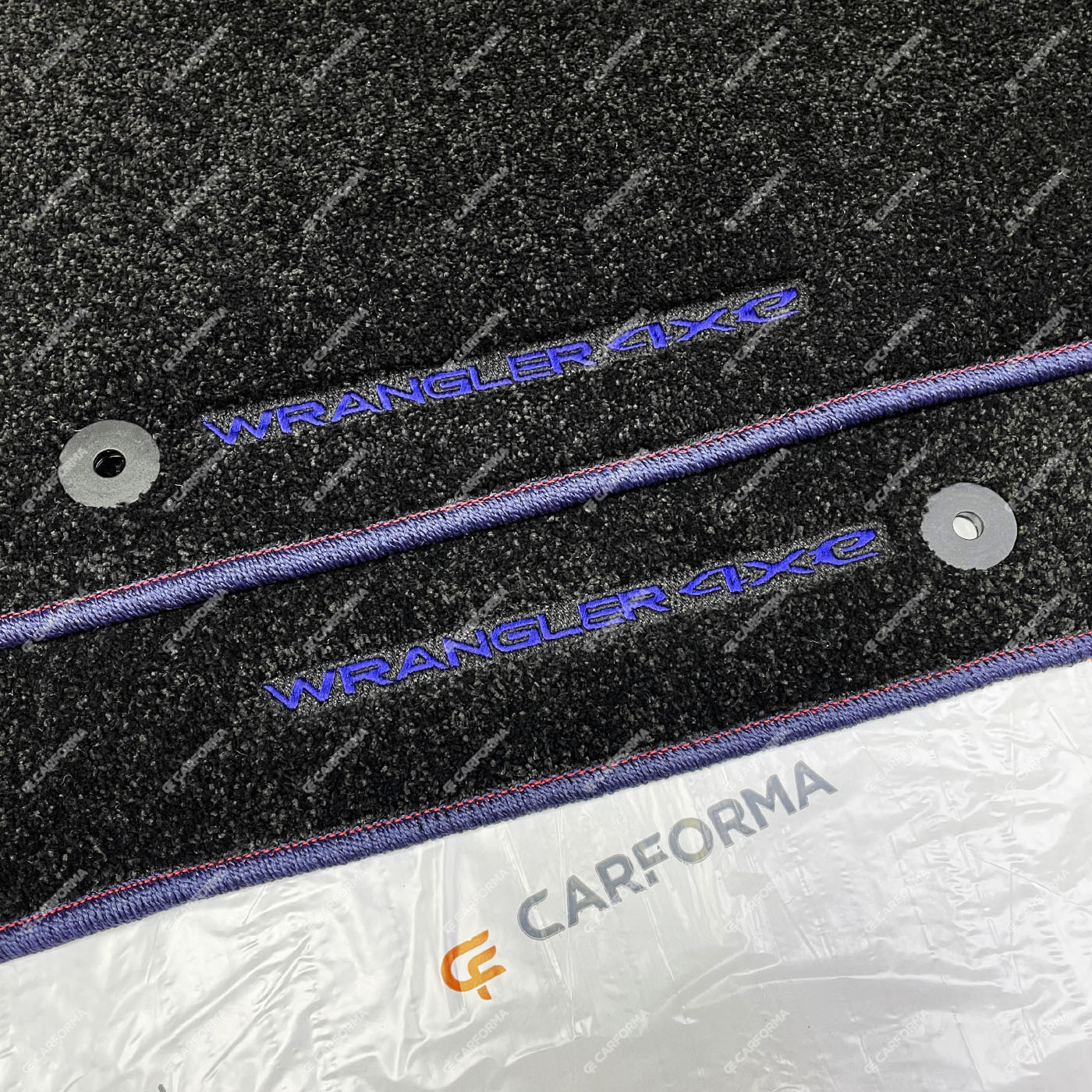 Ворсовые коврики на Jeep Wrangler (JL) 2017 - 2025 в Самаре Ворсовые коврики на Jeep Wrangler (JL) 2017 - 2025 в Самаре