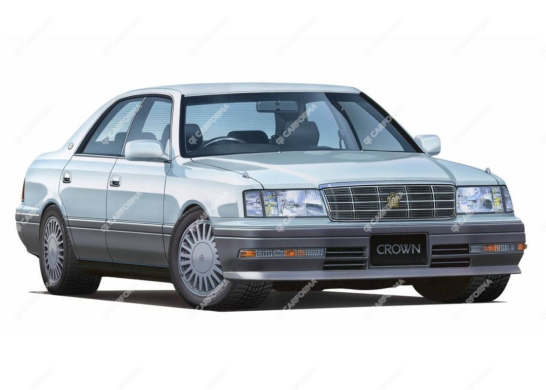 Ворсовые коврики на Toyota Crown (S150) 1995 - 2001