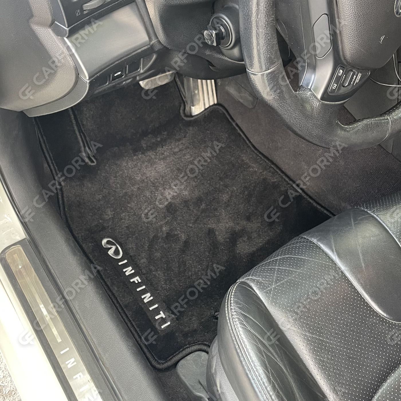 Ворсовые коврики на Infiniti G IV Купе 2006&nbsp;-&nbsp;2014 в Самаре