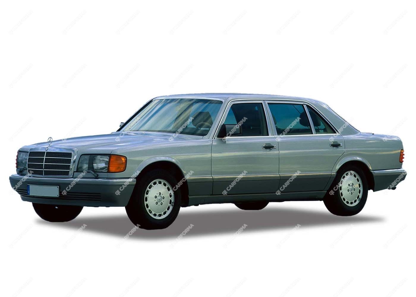 Ворсовые коврики на Mercedes S (W126) 1980 - 1991