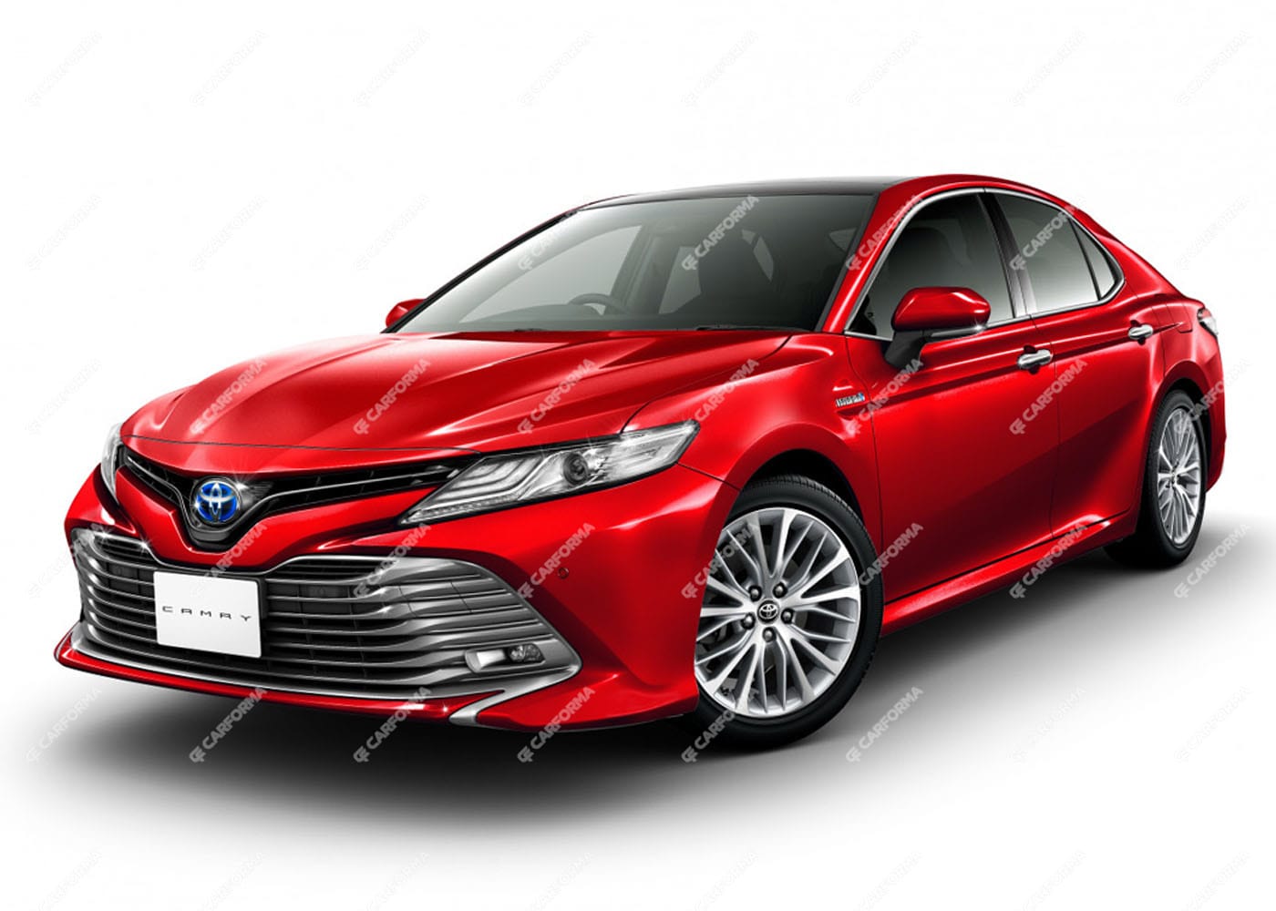 Ворсовые коврики на Toyota Camry (XV70) 2017 - 2024