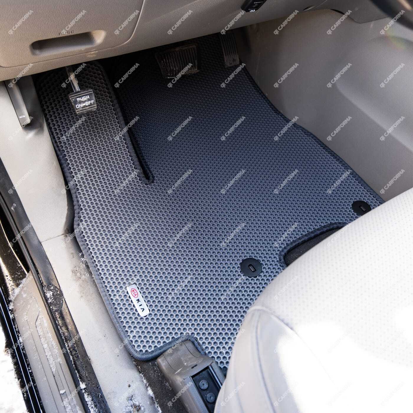 EVA коврики на KIA Carnival III 7 мест 2014 - 2021 в Самаре EVA коврики на KIA Carnival III 7 мест 2014 - 2021 в Самаре