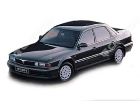 Ворсовые коврики на Mitsubishi Sigma 1990 - 1996