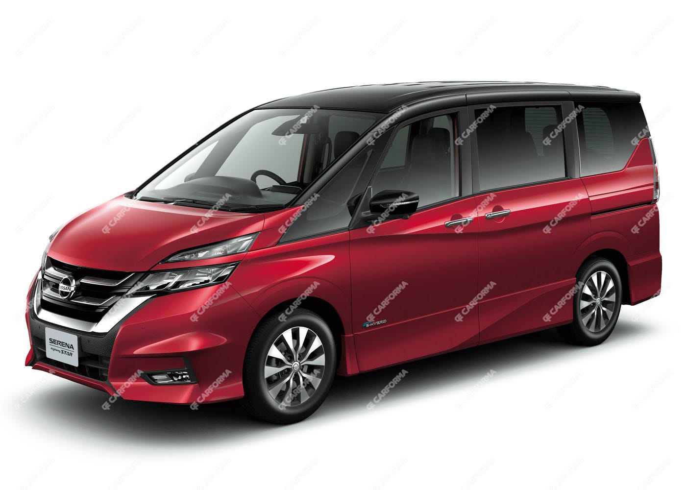 Ворсовые коврики на Nissan Serena (C27) E-Power 2016 - 2022 в Самаре