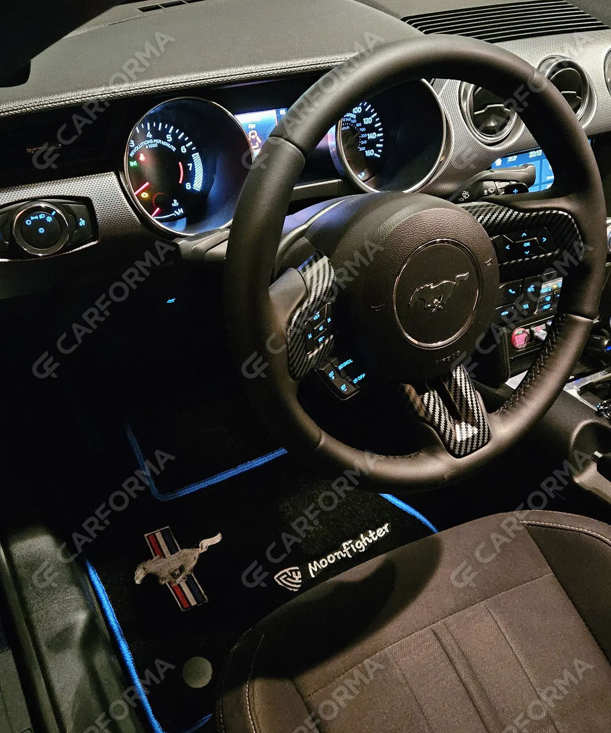 Ворсовые коврики на Ford Mustang VI 2013&nbsp;-&nbsp;2023 в Самаре