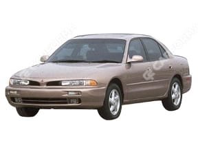 Ворсовые коврики на Mitsubishi Galant VII 1992 - 1996