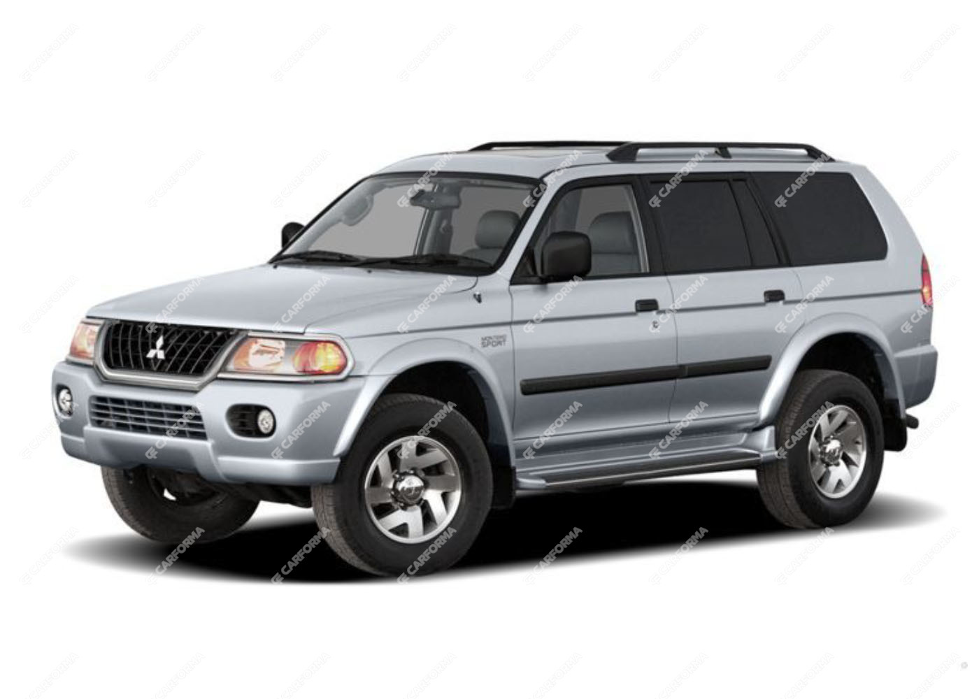 Ворсовые коврики на Mitsubishi Pajero Sport I 1998 - 2009