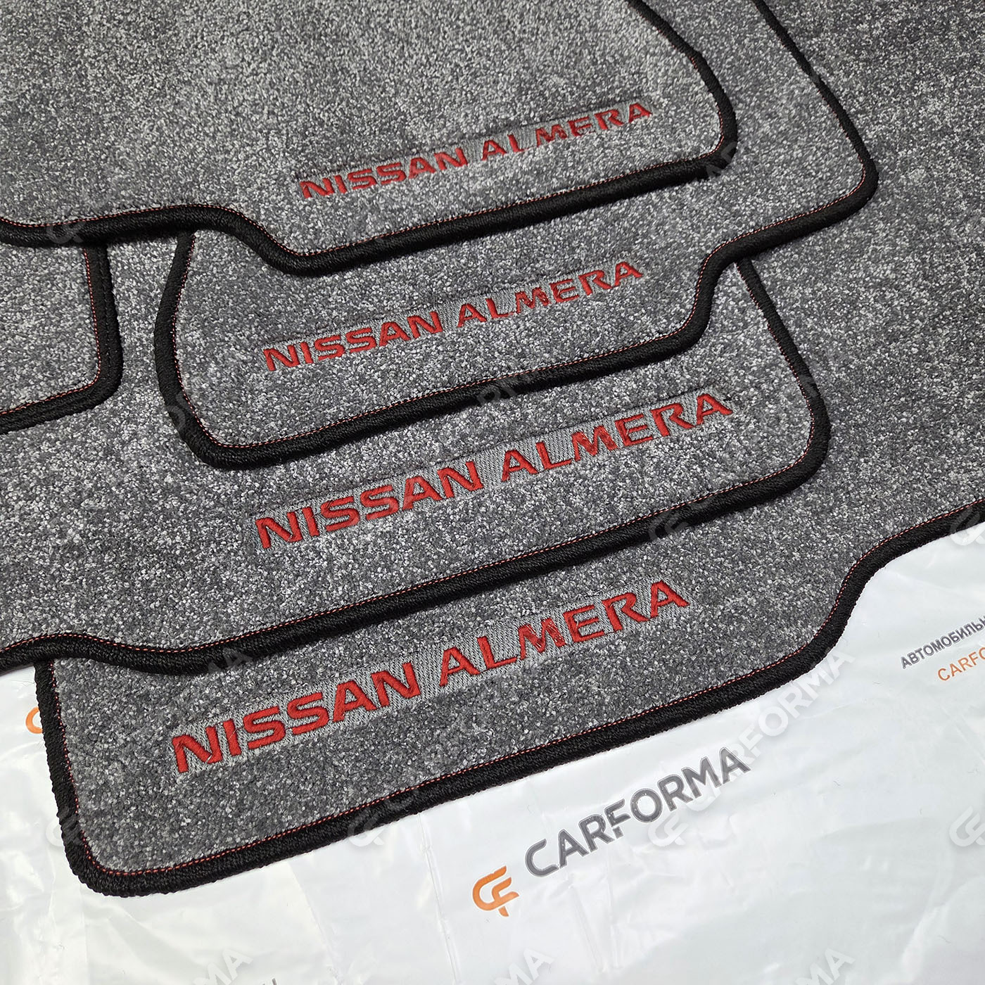 Ворсовые коврики на Nissan Almera 2 (N16) 2000&nbsp;-&nbsp;2006 в Самаре