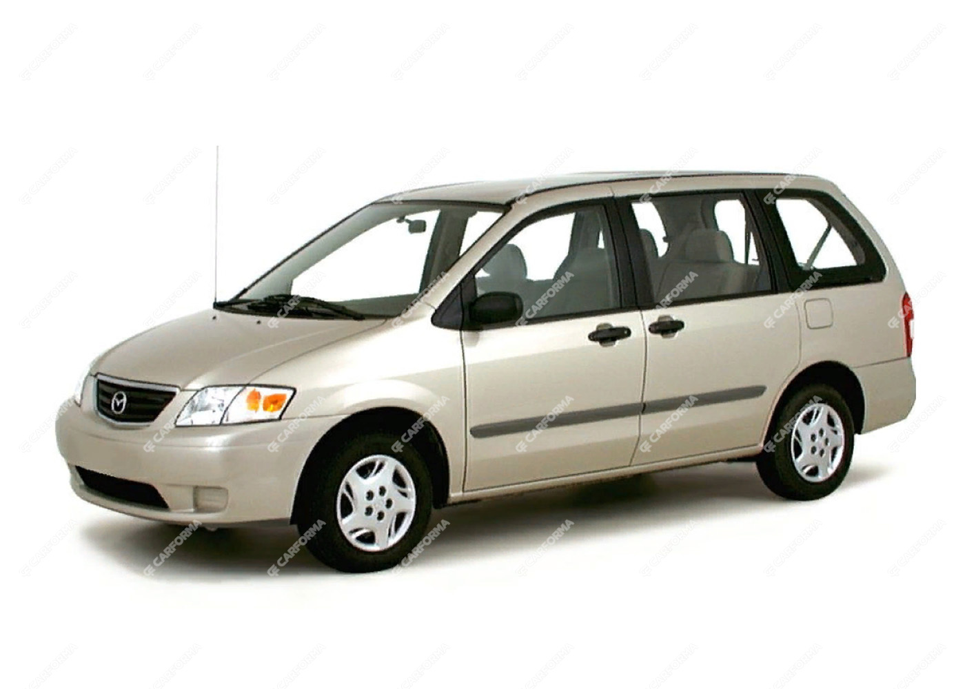 Ворсовые коврики на Mazda MPV II 1999 - 2006