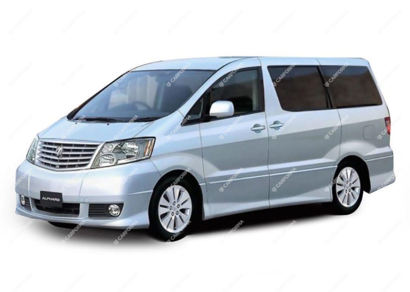 Ворсовые коврики на Toyota Alphard (H10) 2002 - 2008