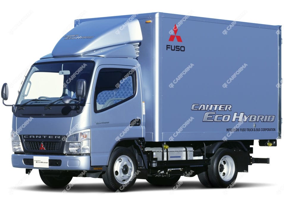 Ворсовые коврики на Mitsubishi Fuso Canter VII узкая кабина 2002 - 2017