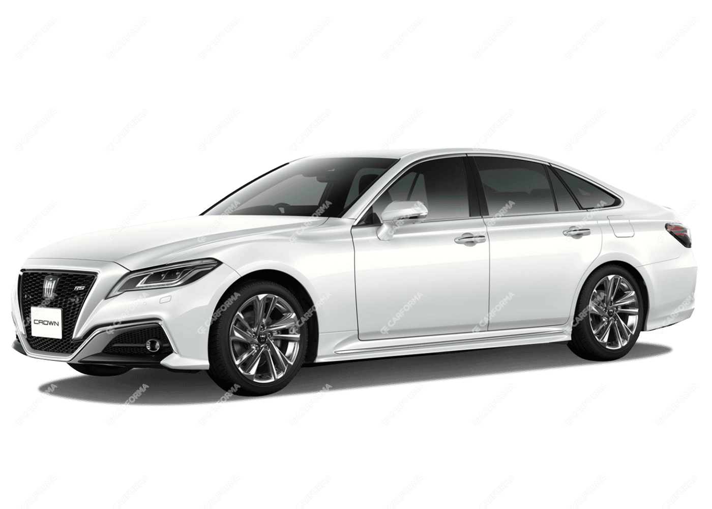 Ворсовые коврики на Toyota Crown (S220) 2017 - 2022