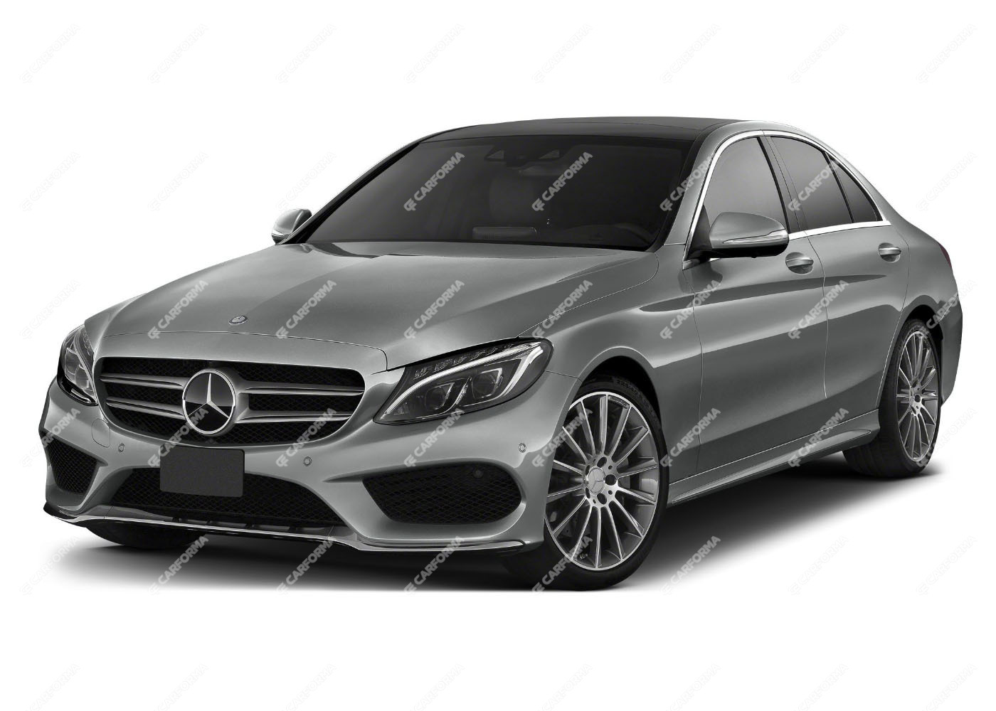 Ворсовые коврики на Mercedes C (W205) 2014 - 2023