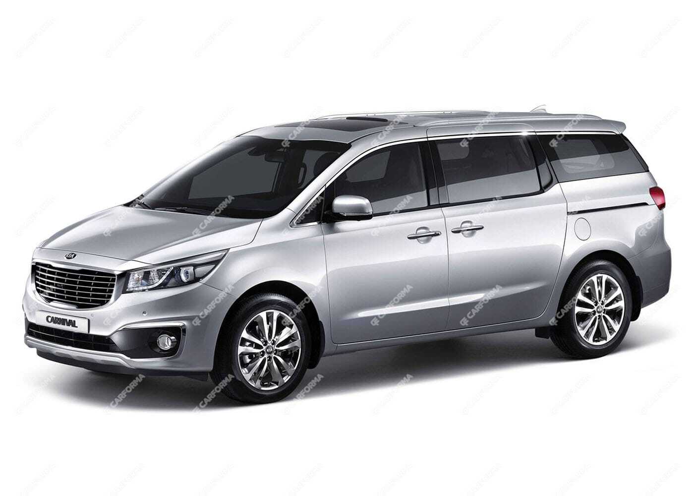 Коврики на KIA Carnival III 7 мест 2014 - 2021 Коврики на KIA Carnival III 7 мест 2014 - 2021