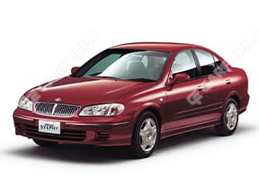 Ворсовые коврики на Nissan Bluebird Sylphy (G10) 2000 - 2006