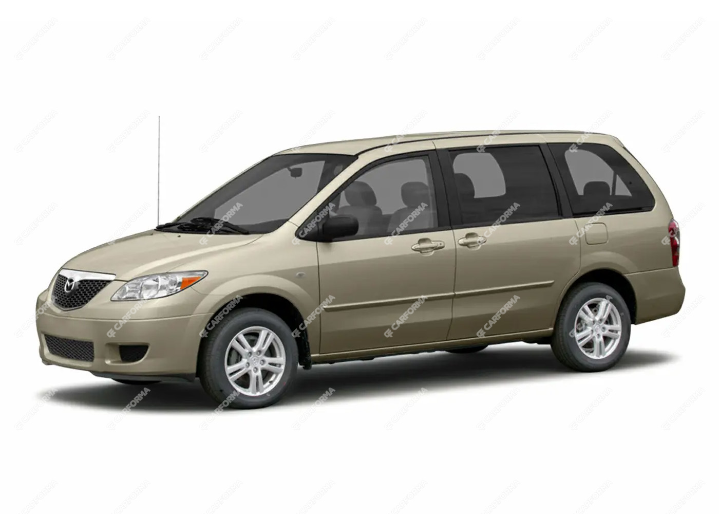 Ворсовые коврики на Mazda MPV II 1999 - 2006
