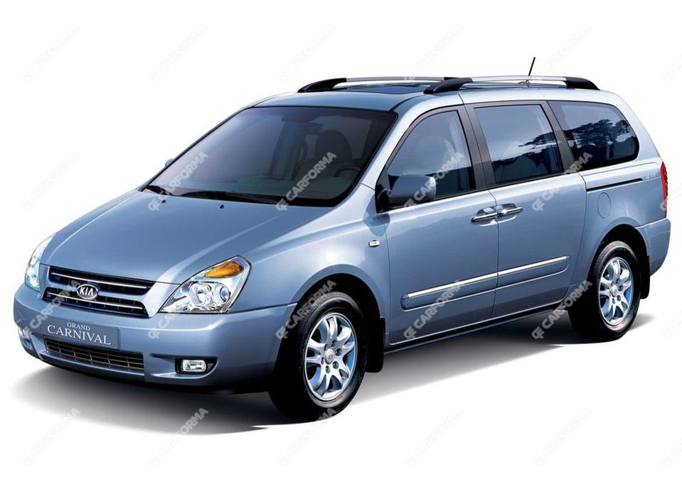 Ворсовые коврики на KIA Carnival II 2006 - 2014