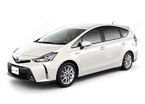 EVA коврики на Toyota Prius Alpha 2011 - 2021