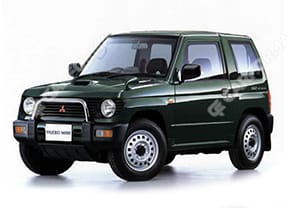 Ворсовые коврики на Mitsubishi Pajero Mini I 1994 - 1998