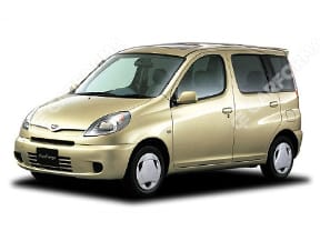 Ворсовые коврики на Toyota Yaris Verso 1999 - 2006