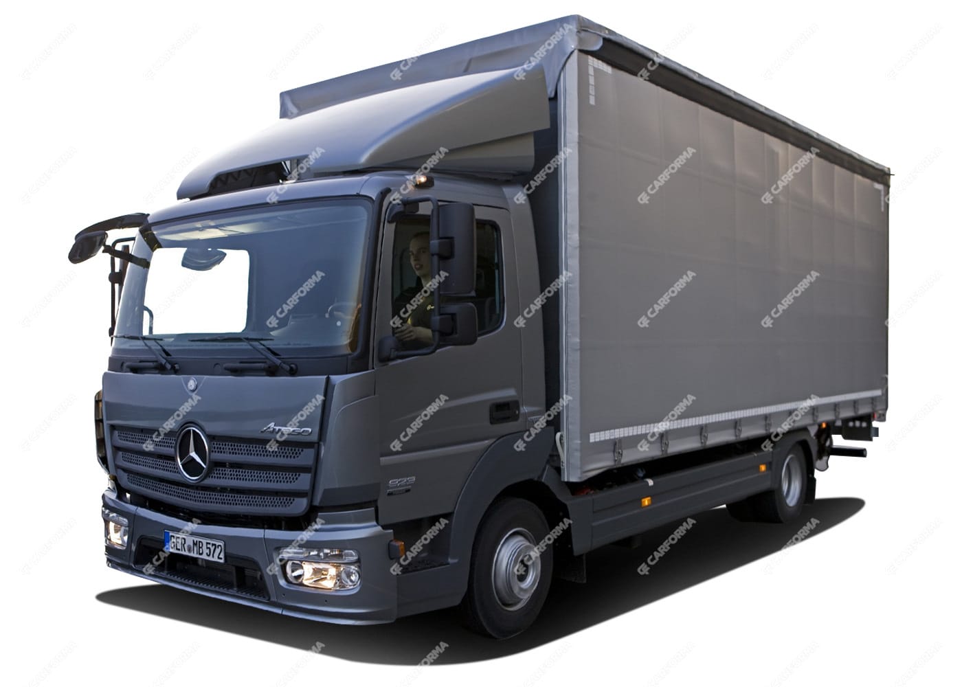 Ворсовые коврики на Mercedes Atego 1998 - 2025