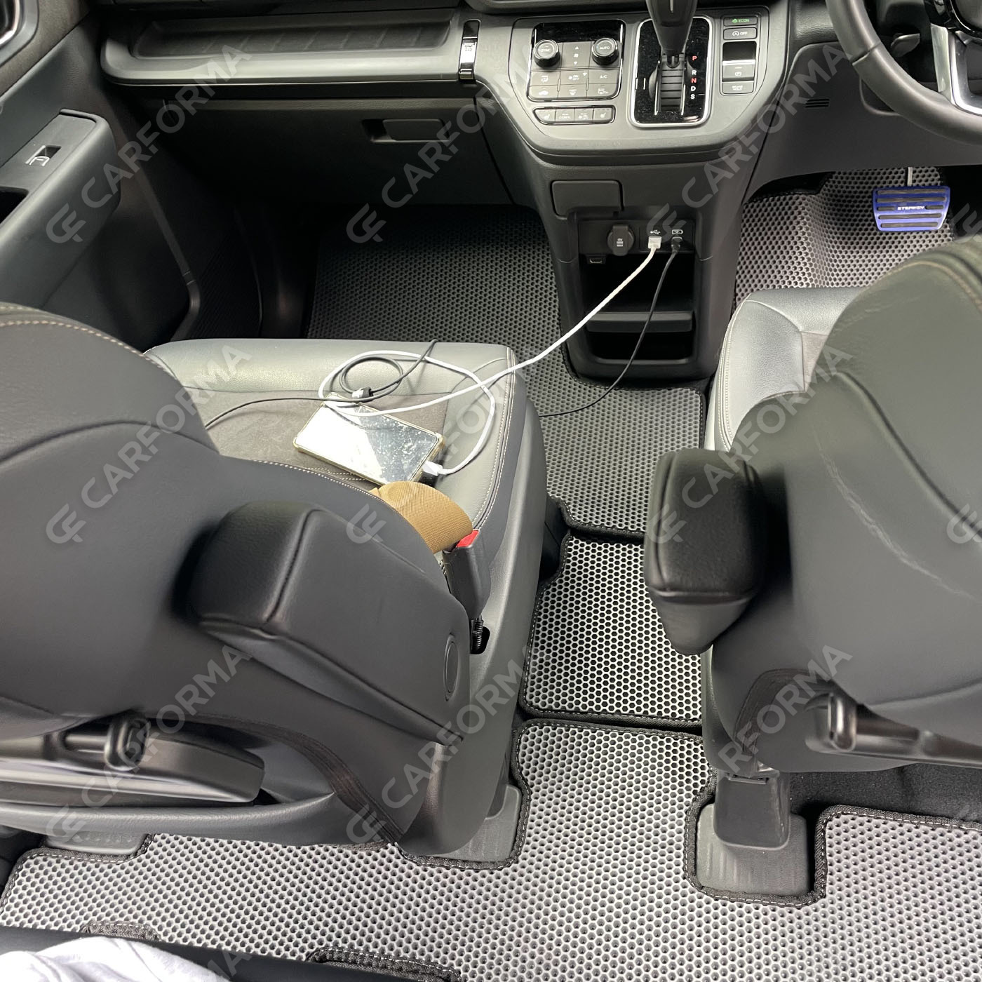 Ворсовые коврики на Honda StepWGN VI 2022&nbsp;-&nbsp;2026 в Самаре