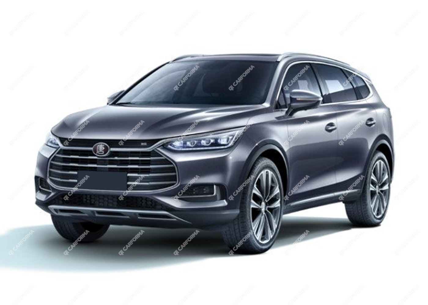 Ворсовые коврики на BYD Tang EV 2018 - 2025