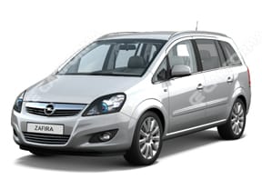 Ворсовые коврики на Opel Zafira B 2005 - 2015