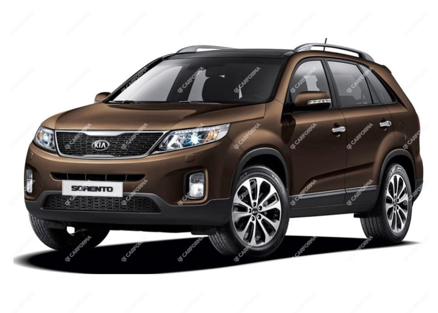 Ворсовые коврики на KIA Sorento II рестайлинг 2012 - 2021 в Самаре