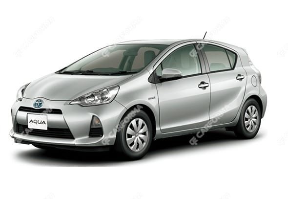 Ворсовые коврики на Toyota Aqua (P10) 2011 - 2021