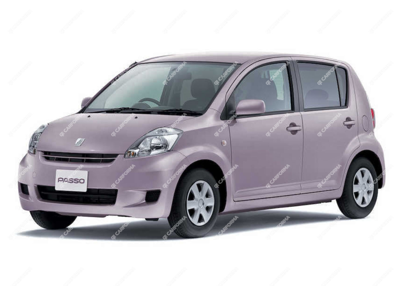 Ворсовые коврики на Toyota Passo I 2004 - 2010 в Самаре