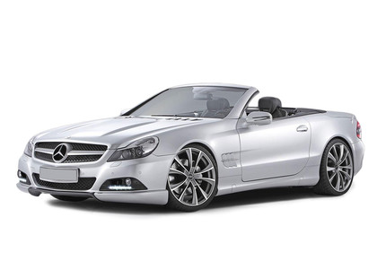 Ворсовые коврики на Mercedes SL (R230) 2001 - 2011 в Самаре
