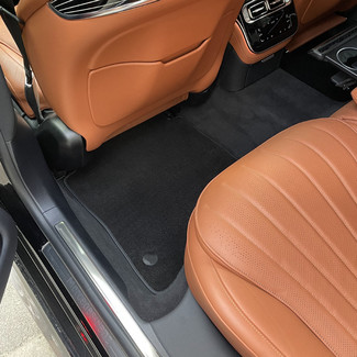 Ворсовые коврики на Mercedes S (W223, V223) 2020 - 2025 в Самаре